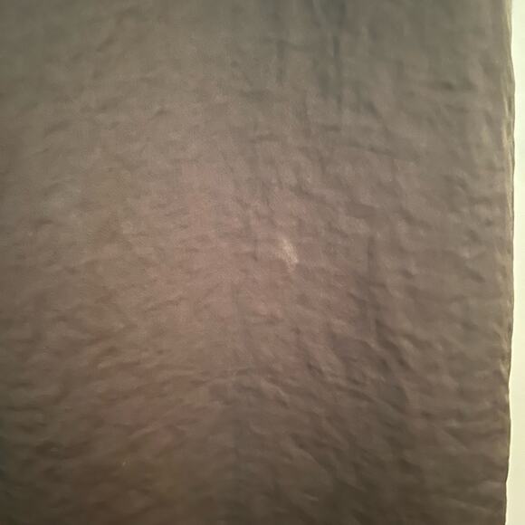 Zara Basic Black Sleeveless Dress Sz M Zipper & Satin Accent Ruching Datenight - Picture 7 of 10